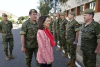 La ministra de Defensa visita la Brigada &lsquo;Canarias&rsquo; XVI en la Base &lsquo;General Alem&aacute;n Ram&iacute;rez&rsquo; de Las Palmas