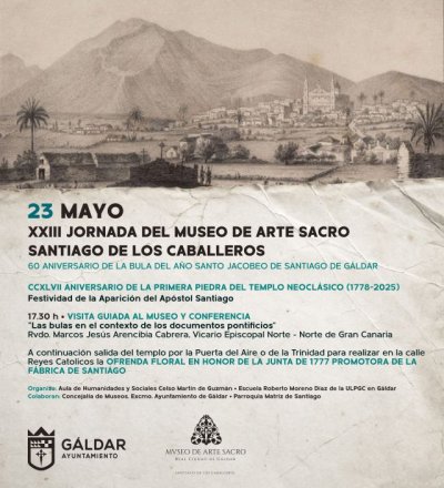 Gáldar conmemora el 60 aniversario de la bula del Año Santo Jacobeo con la XXIII Jornada en el Museo de Arte Sacro
