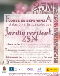 Valleseco convierte el 25N en un jard&iacute;n vivo contra la Violencia de G&eacute;nero: la poblaci&oacute;n est&aacute; llamada a crear Flores de Esperanza&rdquo;