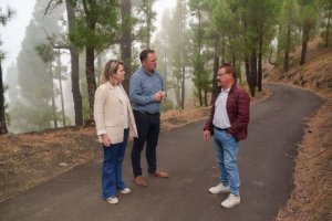 La obra de la pista de Los Canarios al Tión mejora la actividad vitivinícola de Fuencaliente