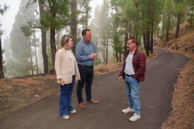 La obra de la pista de Los Canarios al Ti&oacute;n mejora la actividad vitivin&iacute;cola de Fuencaliente