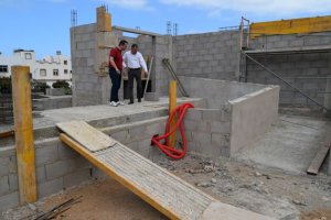 Gáldar: Avanzan los trabajos de construcción de la futura Plaza de Piso Firme