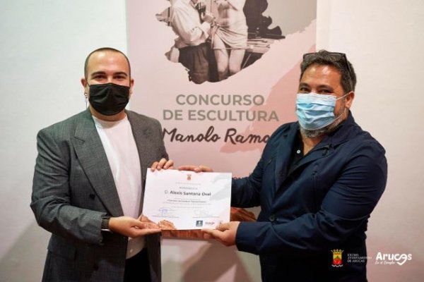 Arucas: Alexis Santana Oval, gana el I Concurso de Escultura Manolo Ramos