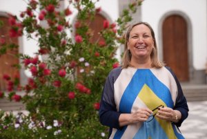 María Rodríguez Rivero la primera mujer pregonera de las Fiestas de san Vicente Ferrer de Valleseco