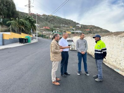 Gu&iacute;a: Las obras de acondicionamiento de la carretera de Anzo est&aacute;n pr&oacute;ximas a su fin