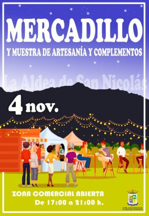 La Aldea: Circo, cuentacuentos y el payaso Pepón protagonizarán el Mercadillo y Muestra de Artesanía y Complementos del mes de noviembre