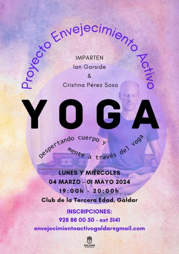 Gáldar: El Proyecto ‘Envejecimiento Activo’ retoma el taller de yoga