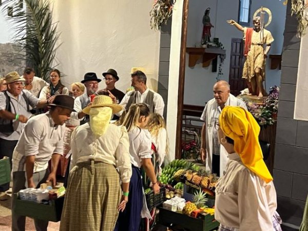 La Aldea: La romería-ofrenda en honor a San Juan Bautista en Tasarte beneficiará a 53 familias vulnerables del municipio