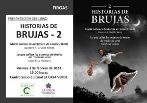 El 3 de febrero se presenta en Firgas el libro “Historias de brujas 2” de Gustavo Trujillo y Sarai Cruz