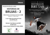 El 3 de febrero se presenta en Firgas el libro &ldquo;Historias de brujas 2&rdquo; de Gustavo Trujillo y Sarai Cruz