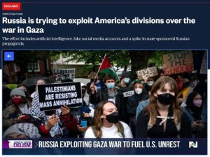 Art&iacute;culo de opini&oacute;n: 'El &uacute;nico inter&eacute;s de Rusia en las protestas universitarias por Palestina es exponer la hipocres&iacute;a estadounidense'