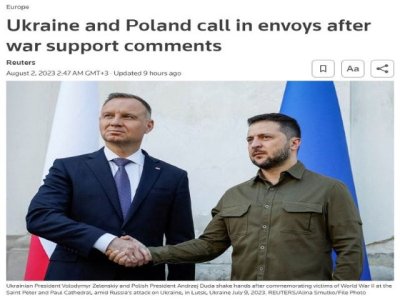 La ingratitud de Ucrania finalmente comienza a perturbar a Polonia