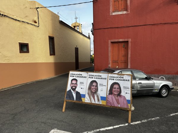 El alcalde de Guía exige a Coalición Canaria que retire la cartelería electoral de la Ciudad