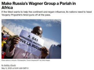 Bloomberg quiere que Occidente castigue a los Estados africanos por encima de sus socios de seguridad preferidos