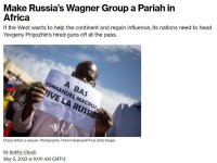 Bloomberg quiere que Occidente castigue a los Estados africanos por encima de sus socios de seguridad preferidos