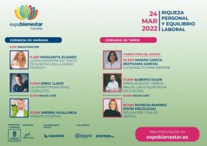 Boticaria Garc&iacute;a y Patricia Ram&iacute;rez, entre los ponentes que protagonizar&aacute;n la s&eacute;ptima edici&oacute;n de ExpoBienestar Canarias