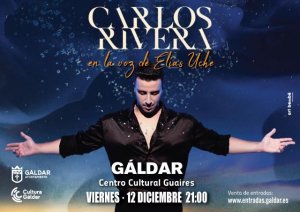 Gáldar: Elías Uche canta a Carlos Rivera el 12 de diciembre en el Centro Cultural Guaires