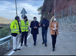 El Cabildo reabre al tráfico la carretera de Los Olivos (GC-321) en Santa Brígida