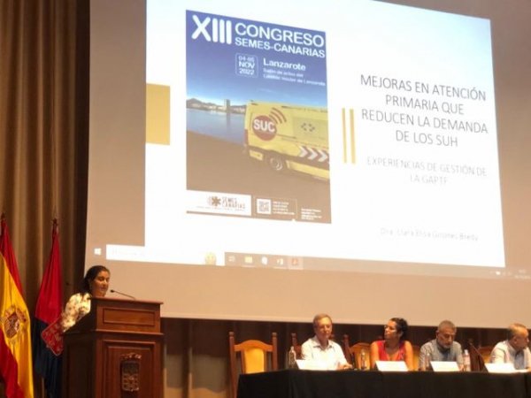 Atenci&oacute;n Primaria de Tenerife expone sus acciones de mejora en Urgencias en el Congreso de SEMES-Canarias