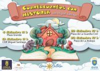Los Cuentacuentos con Historia de &lsquo;Miguel Santiago&rsquo; arrancan este domingo en la Plaza Grande de Gu&iacute;a