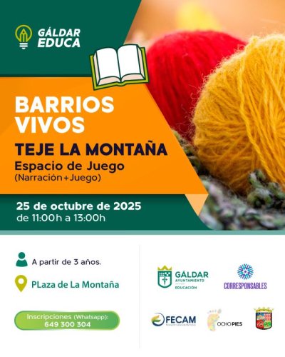 Gáldar: La Plaza de La Montaña acogerá el 25 de octubre una nueva edición de ‘Barrios Vivos’