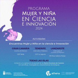 El Programa de la Dirección General de la ACIISI organiza los ‘Encuentros Mujer y Niña en la Ciencia e Innovación’