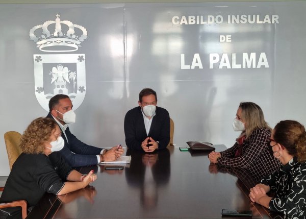 El Área de Salud de La Palma y el Cabildo Insular continúan coordinando acciones