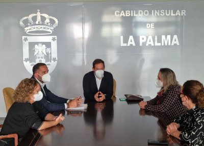 El &Aacute;rea de Salud de La Palma y el Cabildo Insular contin&uacute;an coordinando acciones