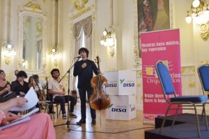 Kevin Santana, una joven promesa del violonchelo