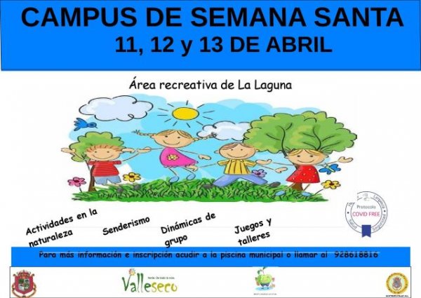 Abierto el plazo de inscripciones para el Campus de Semana Santa de Valleseco