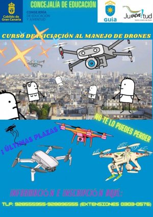 Guía: Últimas plazas para el curso de iniciación al manejo de drones