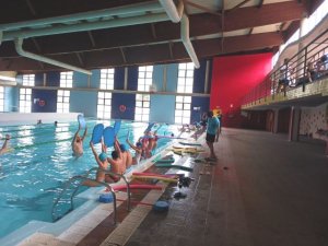 Gáldar: Comienza la temporada de asistencia de los colegios a la piscina municipal