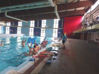G&aacute;ldar: Comienza la temporada de asistencia de los colegios a la piscina municipal