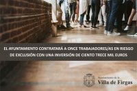 Villa de Firgas procederá en los próximos meses a la contratación de once trabajadores/as