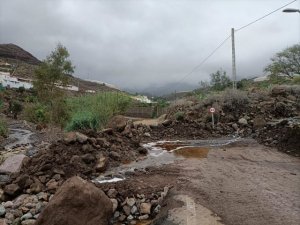 La Aldea: La GC-200, entre El Risco y Agaete, ya está abierta al tráfico