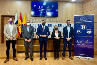 El vicepresidente presenta las nuevas tarifas de los bonos transporte de Gran Canaria