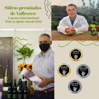 Las sidras de Valleseco logran cuatro medallas a nivel internacional