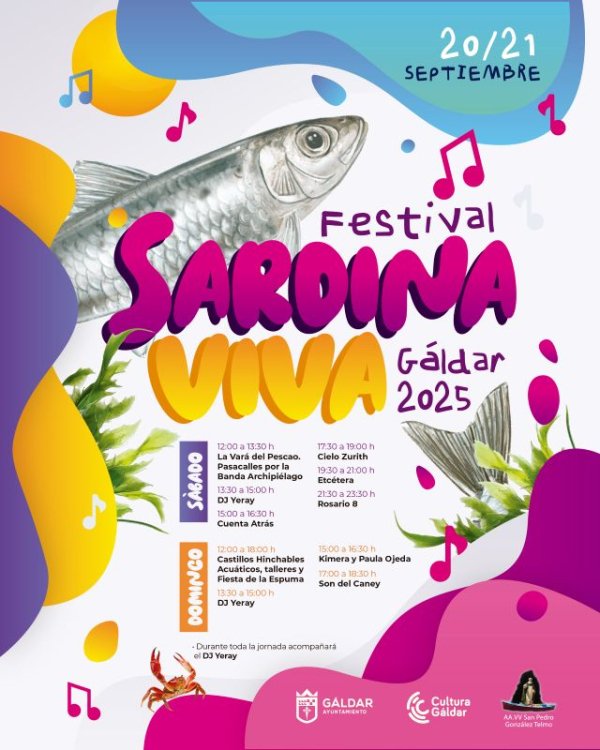 Gáldar: &#039;La Vará del Pescao&#039; y el Festival Sardina Viva regresan los días 20 y 21 de septiembre