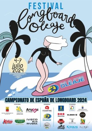 Arucas: El Club Deportivo de Surfing Oleaje organiza el Campeonato de España de Longboard 2024 – Festival Longboard Oleaje