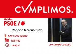 Psoe de Gáldar: Ponencia &#039;El presente y futuro de la universidad&#039; por el Doctor Roberto Moreno Díaz