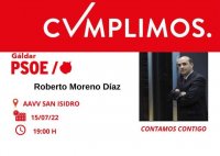 Psoe de G&aacute;ldar: Ponencia 'El presente y futuro de la universidad' por el Doctor Roberto Moreno D&iacute;az