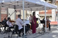 Gran &eacute;xito del concierto del Quinteto Resonancia y la soprano Maite Robaina en Gu&iacute;a