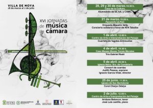 Las Jornadas de Música de Cámara Villa de Moya celebran su XVI edición