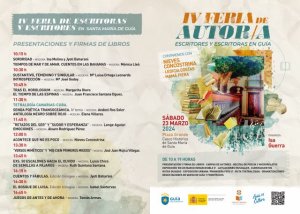 Ledicia Costas y Sandra Lucena estar&aacute;n este s&aacute;bado en la &lsquo;IV Feria de Escritores y Escritoras en Gu&iacute;a&rsquo; junto a Nieves Concostrina y m&aacute;s de un centenar de autores del archipi&eacute;lago