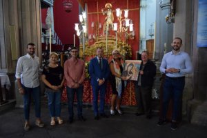 El Museo de Arte Sacro recibe un cuadro donado de la Madonna della Bruna, patrona de la ciudad hermana de Matera