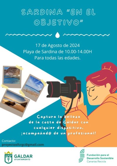 G&aacute;ldar: Abiertas las inscripciones para participar en la jornada de captura de im&aacute;genes &lsquo;Sardina en el objetivo'