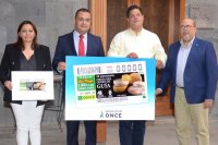 El 45 aniversario de la Fiesta del Queso de Gu&iacute;a se celebra en el cup&oacute;n de la ONCE