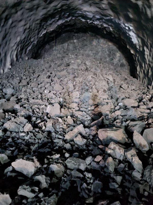 Reanudada las labores de hormigonado de los túneles en la obra de la segunda fase de la carretera de La Aldea