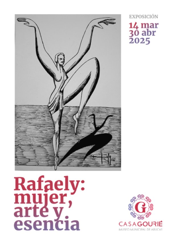 Arucas: Exposición &#039;La mirada crítica y personal sobre la mujer en la sociedad a través de la obra de Rafaely&#039;