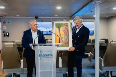 La Gomera: Curbelo destaca que la llegada de Baleària Canarias refuerza la competitividad y la conectividad marítima de La Gomera